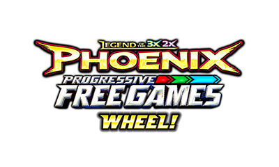 Legend of the 3X2X Phoenix PFG Wheel Slots Logo